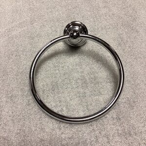 Silver Chrome Wall Mount Towel Ring
